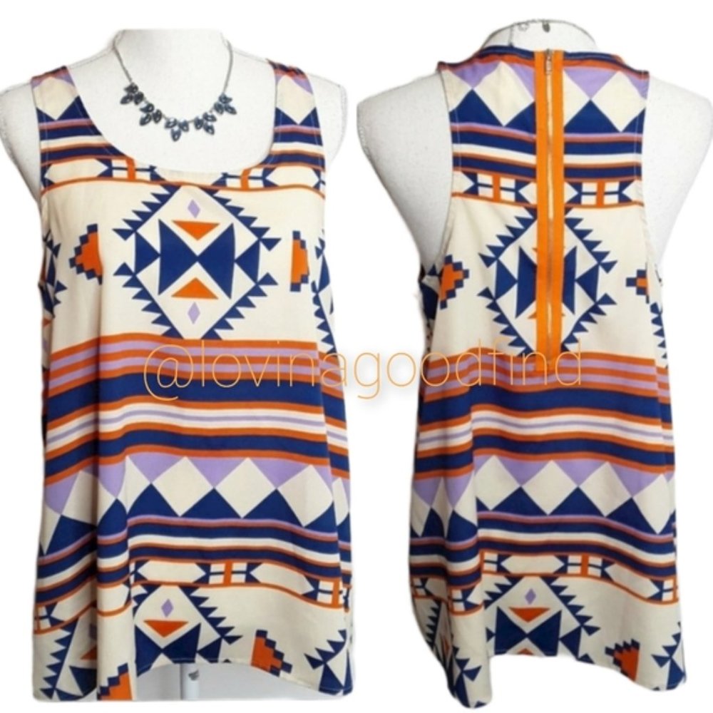 Mind Code | Nordstrom Aztec Pattern Sleeveless To… - image 6